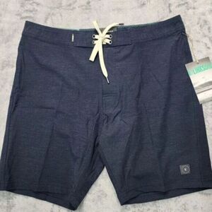 NWT LinkSoul Men’s Boardwalker Golf Short Hybrid Swim - Navy - Size 35”